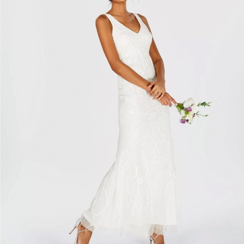 Andrianna Papell Wedding Dress Gown